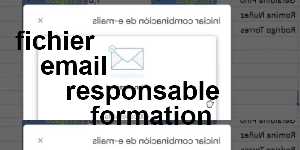 fichier email responsable formation