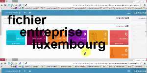fichier entreprise luxembourg