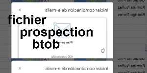 fichier prospection btob
