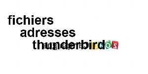 fichiers adresses thunderbird