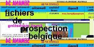 fichiers de prospection belgique