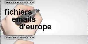 fichiers emails d'europe