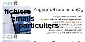 fichiers emails particuliers