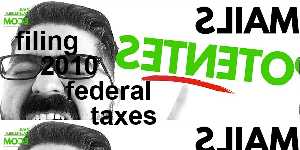 filing 2010 federal taxes