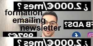 formation emailing newsletter