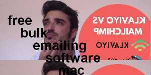 free bulk emailing software mac