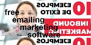 free emailing marketing software