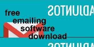 free emailing software download