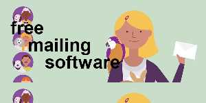free mailing software
