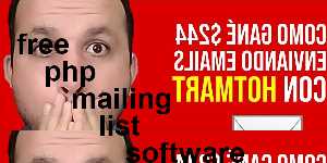 free php mailing list software