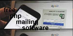 free php mailing software