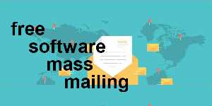 free software mass mailing