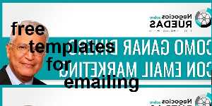 free templates for emailing