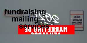fundraising mailing services