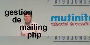 gestion de mailing php