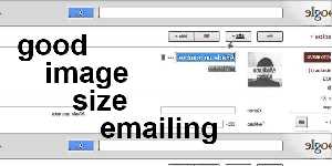 good image size emailing