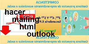 hacer mailing html outlook