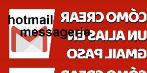 hotmail messagerie