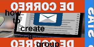 how to create a group mailing in outlook