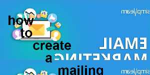 how to create a mailing list with google docs