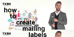 how to create mailing labels in google docs