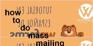 how to do mass mailing in microsoft word 2007