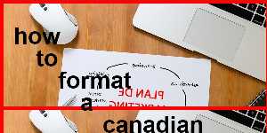 how to format a canadian mailing address