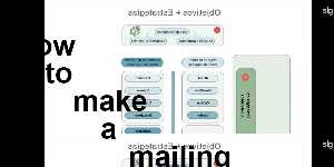 how to make a mailing list in html
