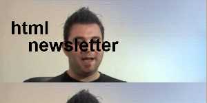 html newsletter
