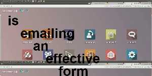 is emailing an effective form of communication