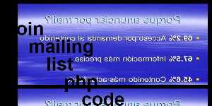 join mailing list php code