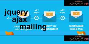 jquery ajax mailing