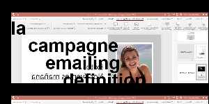 la campagne emailing definition