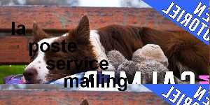 la poste service mailing