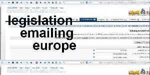 legislation emailing europe