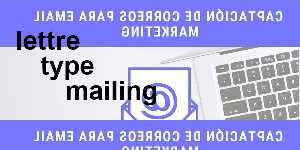 lettre type mailing