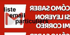 liste email particuliers