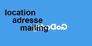 location adresse mailing