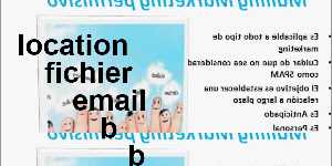 location fichier email b b
