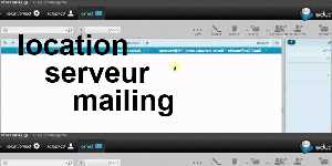 location serveur mailing