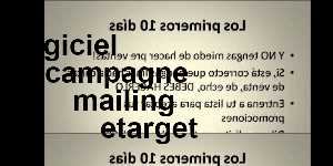 logiciel campagne mailing etarget