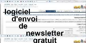 logiciel d'envoi de newsletter gratuit  mac