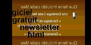 logiciel gratuit newsletter html