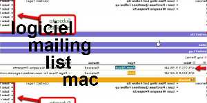 logiciel mailing list mac