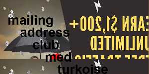 mailing address club med turkoise