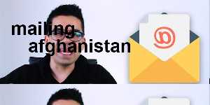 mailing afghanistan