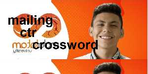 mailing ctr crossword