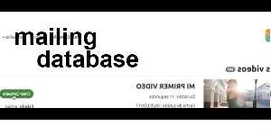 mailing database
