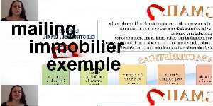 mailing immobilier exemple