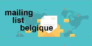 mailing list belgique